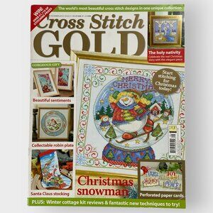 Cross Stitch Gold Magazine | December 2010 | Winter Projects Santa Snowmen